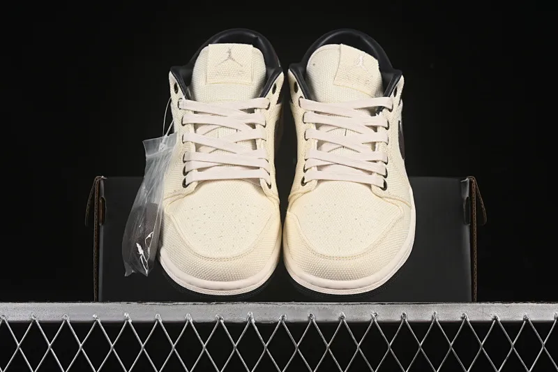 All categories Air Jordan Jordan series basketball shoes Air Jordan 1 Low Air Jordan 1 Low "Dongdan" AJ1 Joe 1 weaving beige low-top cultural and casual sneakers IB8058-110